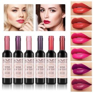 Wine Lip Tint, 6 Colors Wine Lipstick Liquid Lip Stain Wine Lip Gloss Set
